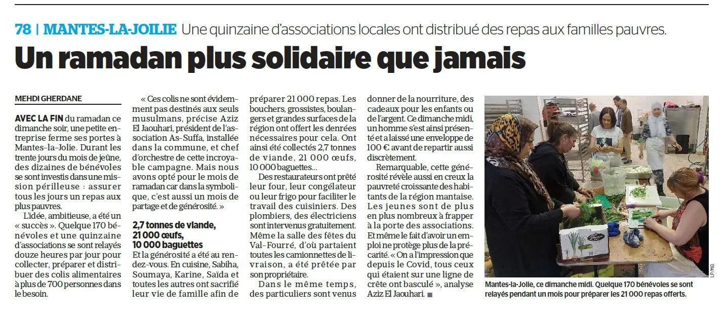 Article de presse du journal le parisien